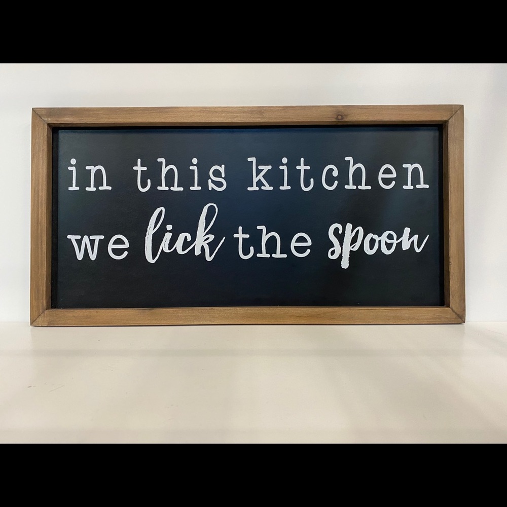 Distressed Kitchen Sign